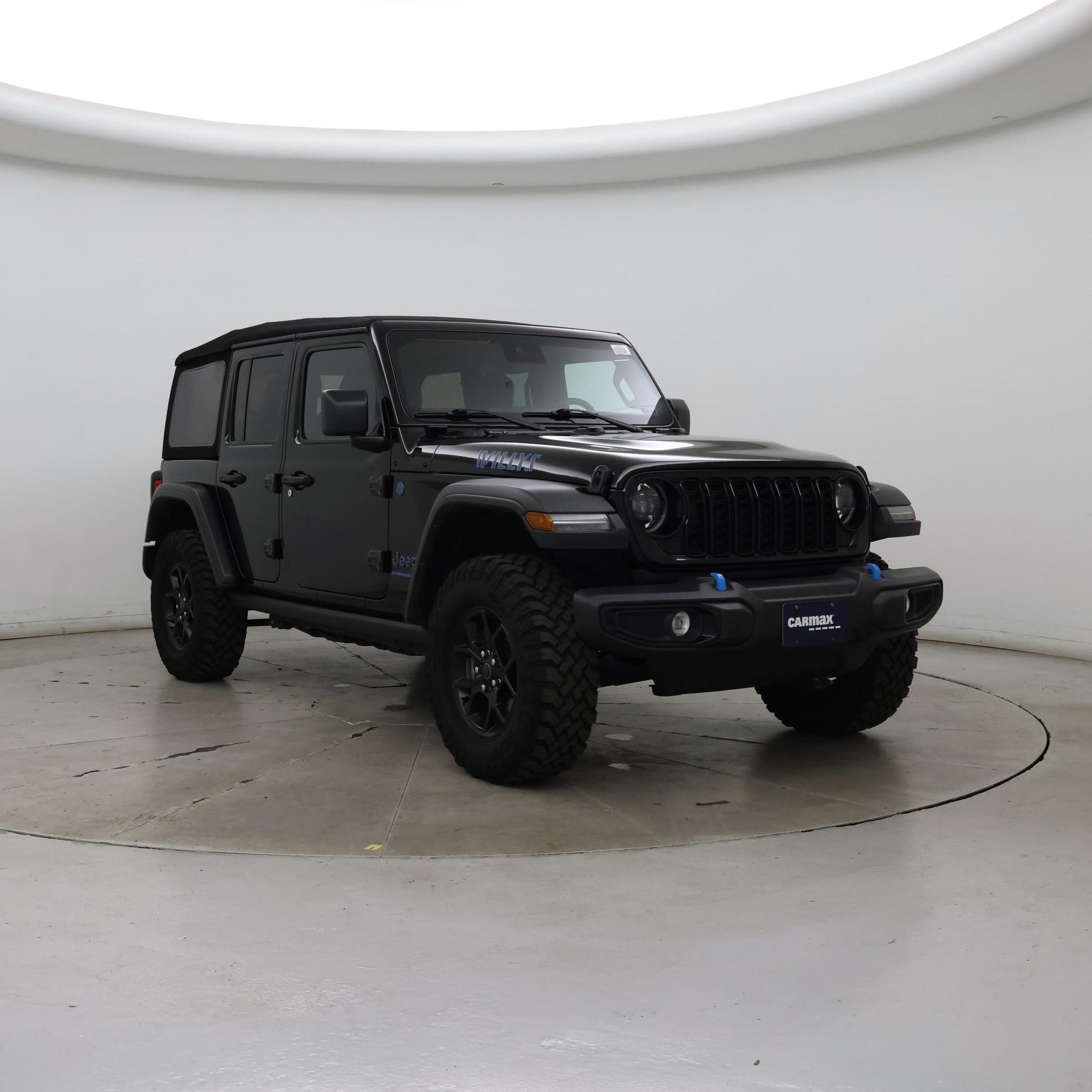 Black 2024 Jeep Wrangler 4xe SUV / Crossover Four-Wheel Drive Automatic