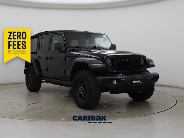 Black 2024 Jeep Wrangler 4xe SUV / Crossover Four-Wheel Drive Automatic
