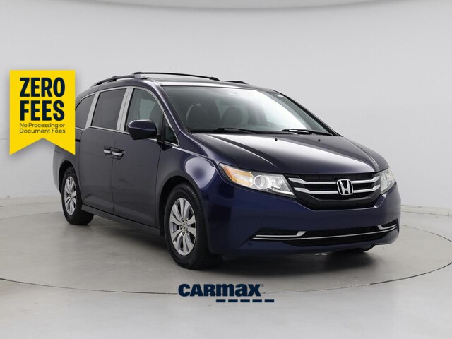 Blue 2017 Honda Odyssey Minivan Front-Wheel Drive Automatic