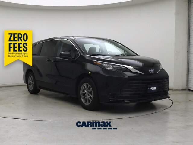 Black 2024 Toyota Sienna Minivan Front-Wheel Drive Automatic
