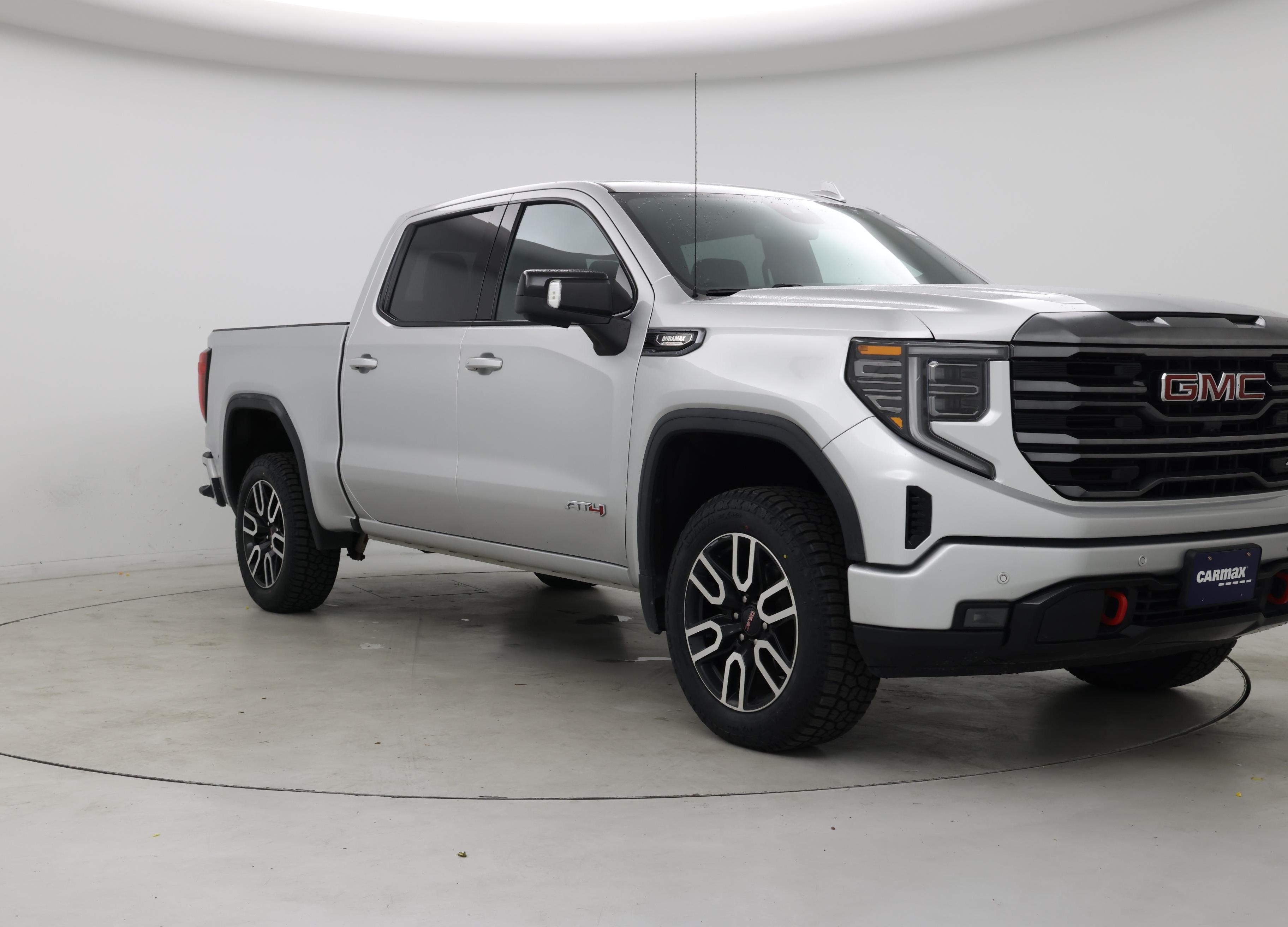Silver 2022 GMC Sierra 1500 Pickup Truck Four-Wheel Drive Automatic