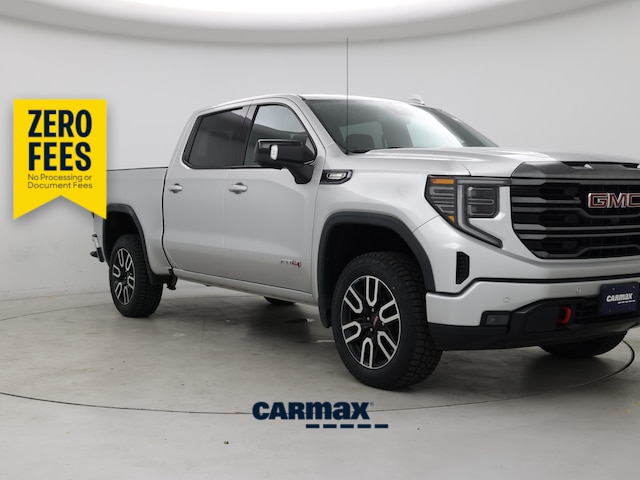 Silver 2022 GMC Sierra 1500 Pickup Truck Four-Wheel Drive Automatic