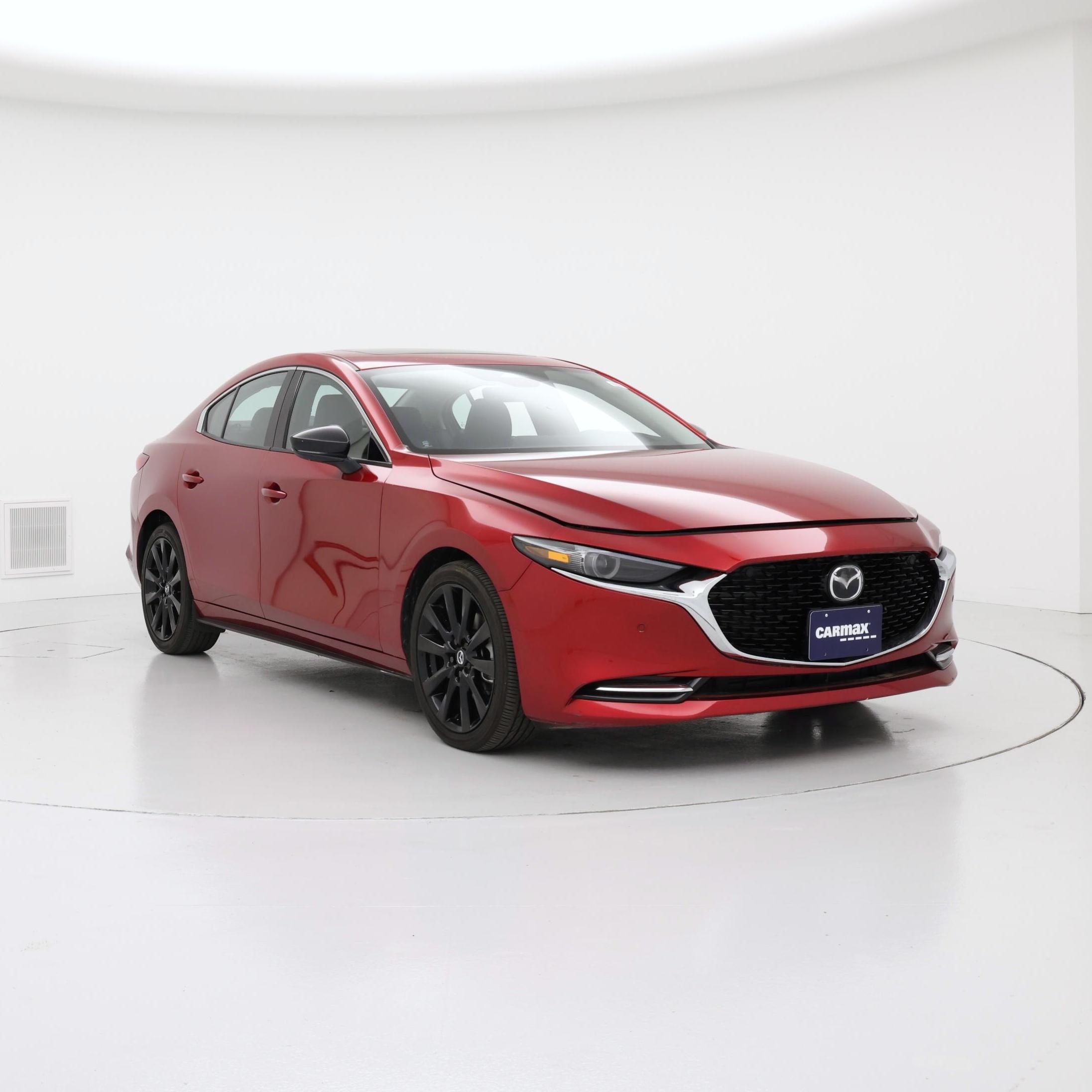 Red 2024 Mazda MAZDA3 Sedan All-Wheel Drive Automatic