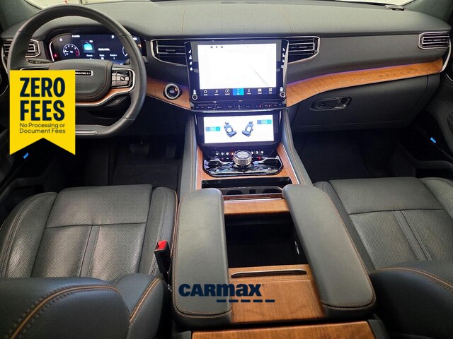 Silver 2023 Jeep Grand Wagoneer SUV / Crossover Four-Wheel Drive Automatic