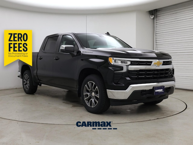 Black 2023 Chevrolet Silverado 1500 Pickup Truck Four-Wheel Drive Automatic