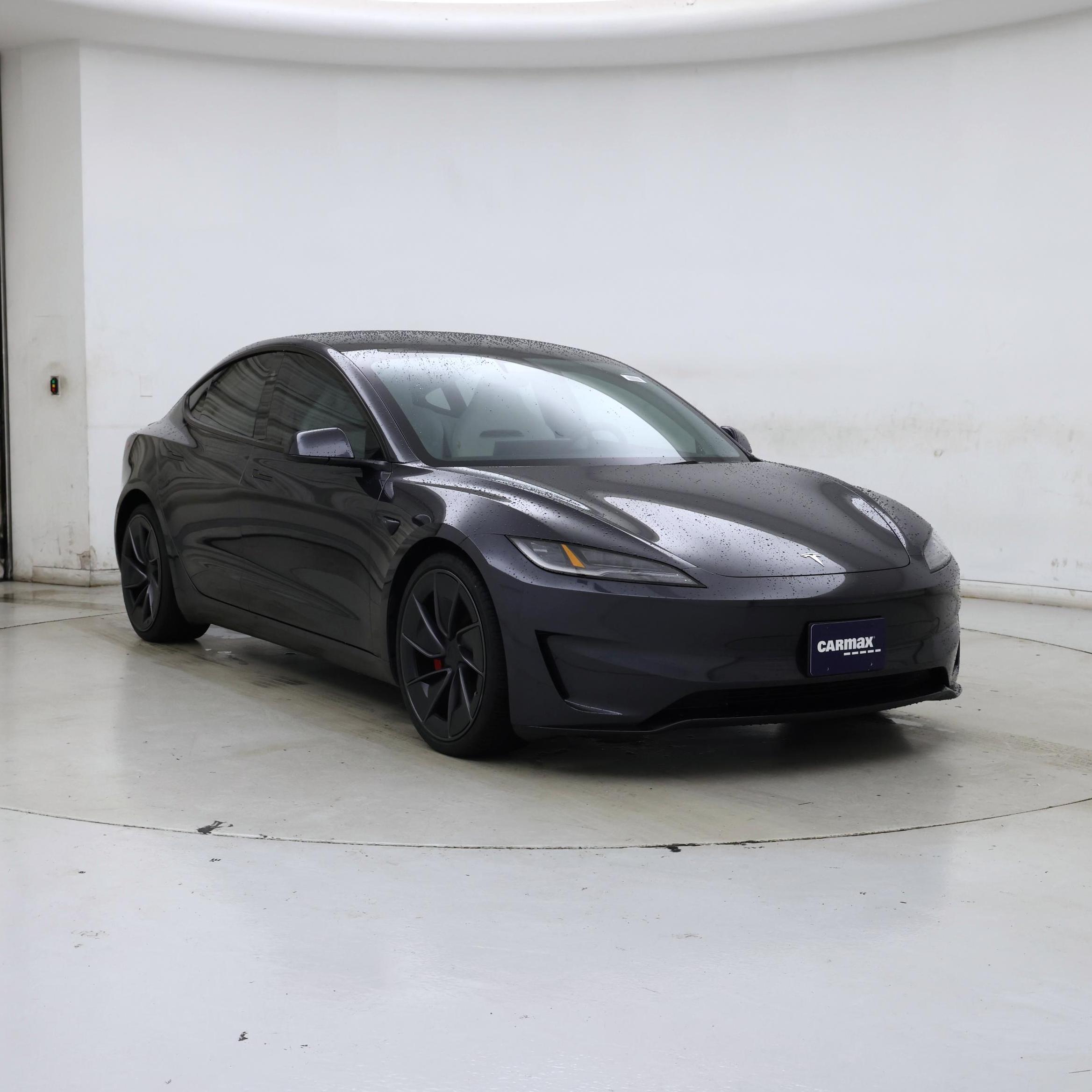 Gray 2025 Tesla Model 3 Sedan All-Wheel Drive Automatic