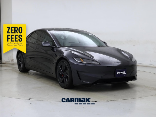 Gray 2025 Tesla Model 3 Sedan All-Wheel Drive Automatic
