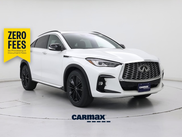 White 2023 INFINITI QX55 SUV / Crossover All-Wheel Drive Automatic