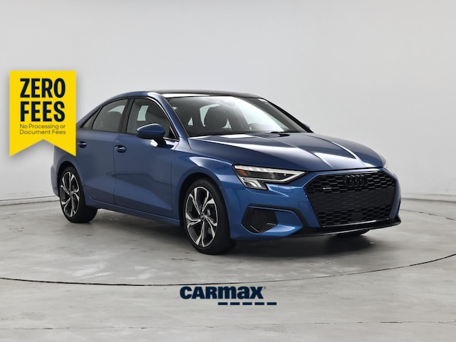 Blue 2023 Audi A3 40 TFSI quattro Premium Plus AWD Sedan All-Wheel Drive Automatic