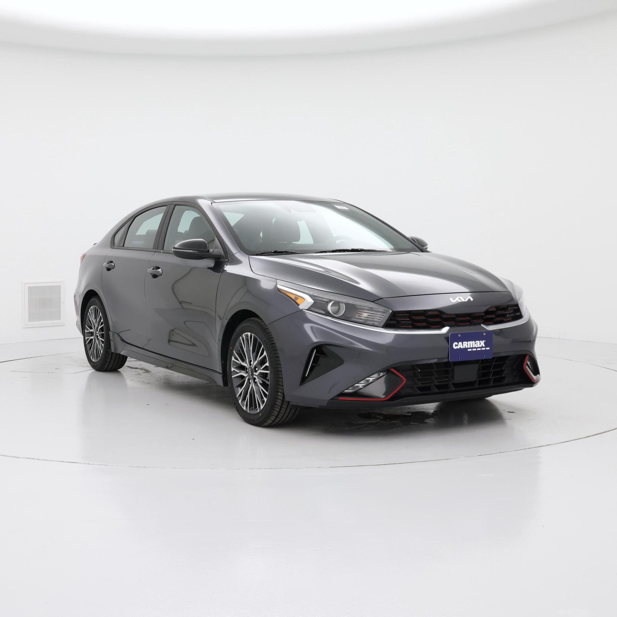 Gray 2023 Kia Forte GT-Line FWD Sedan Front-Wheel Drive Automatic