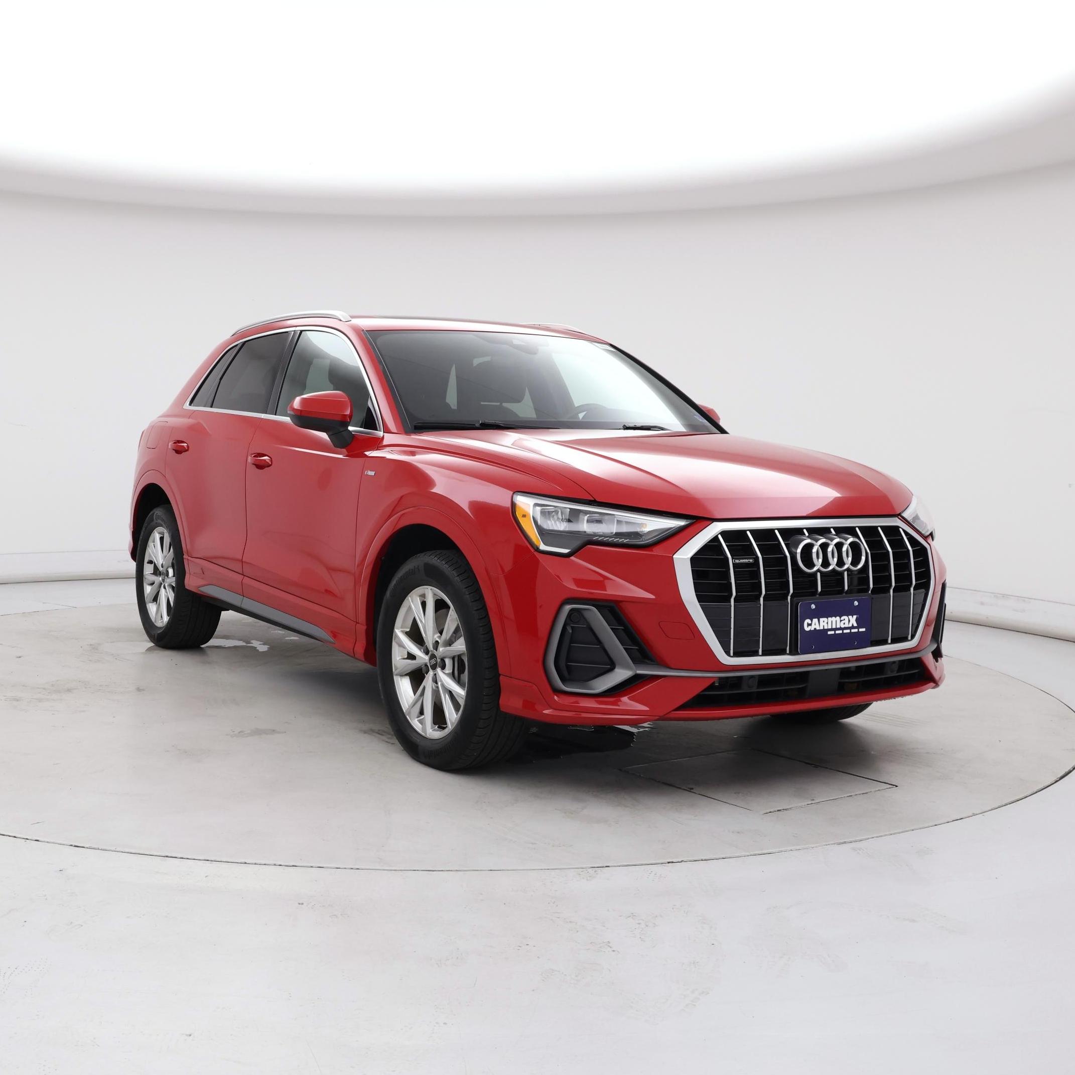 Red 2022 Audi Q3 SUV / Crossover All-Wheel Drive Automatic