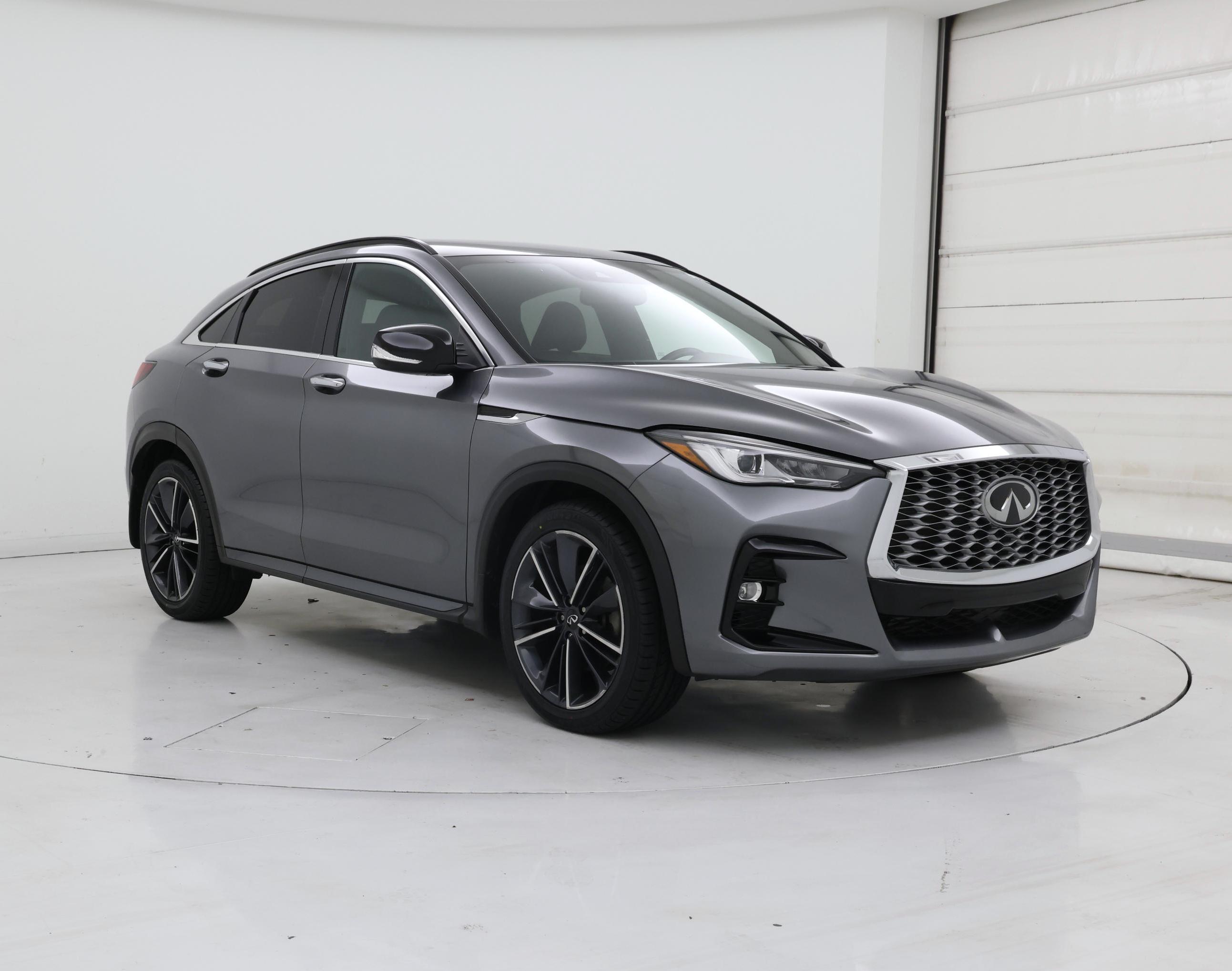 Gray 2023 INFINITI QX55 SUV / Crossover All-Wheel Drive Automatic