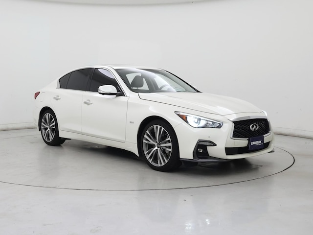 White 2020 INFINITI Q50 3.0t Sport AWD Sedan All-Wheel Drive Automatic