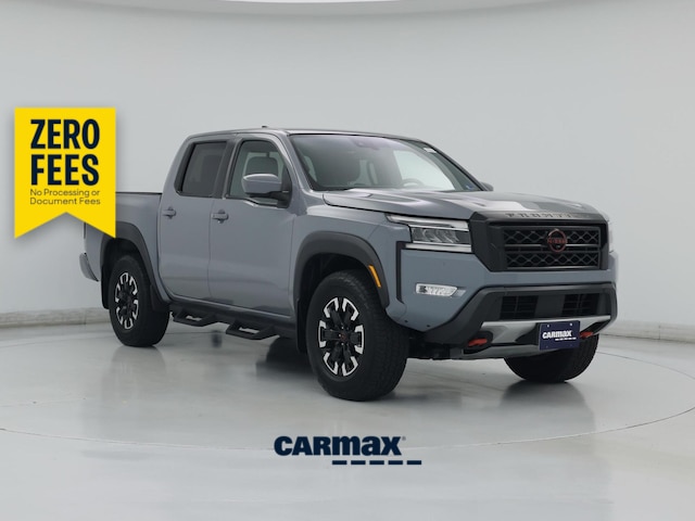 Gray 2023 Nissan Frontier PRO-4X Crew Cab 4WD Pickup Truck Four-Wheel Drive Automatic