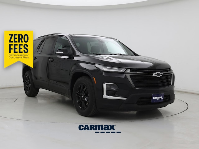 Black 2023 Chevrolet Traverse LT Cloth AWD SUV / Crossover Four-Wheel Drive Automatic