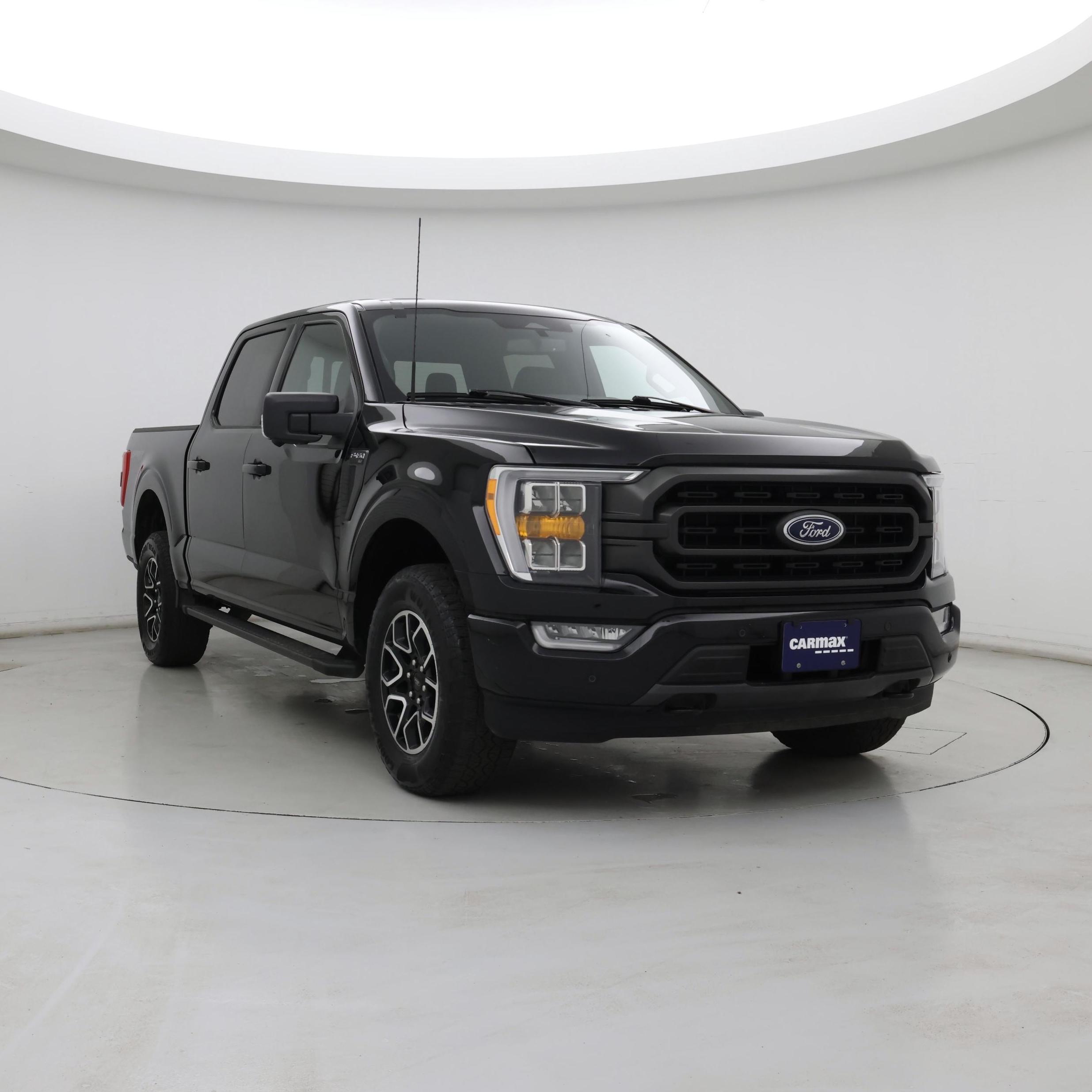 Black 2023 Ford F-150 Pickup Truck Four-Wheel Drive Automatic