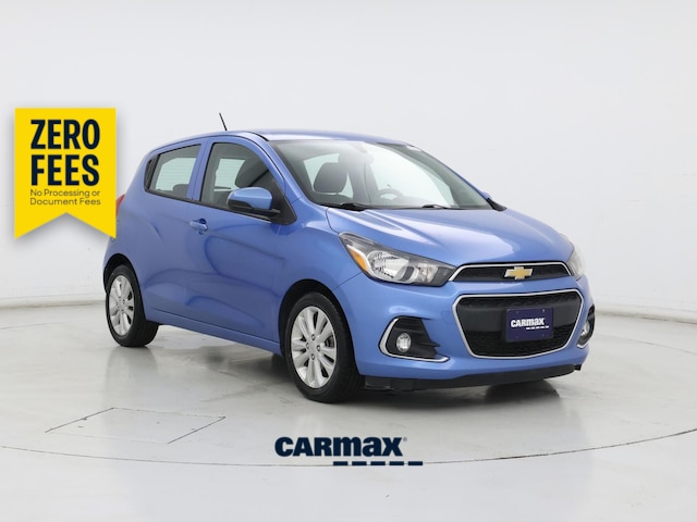 Blue 2017 Chevrolet Spark Hatchback Front-Wheel Drive Automatic