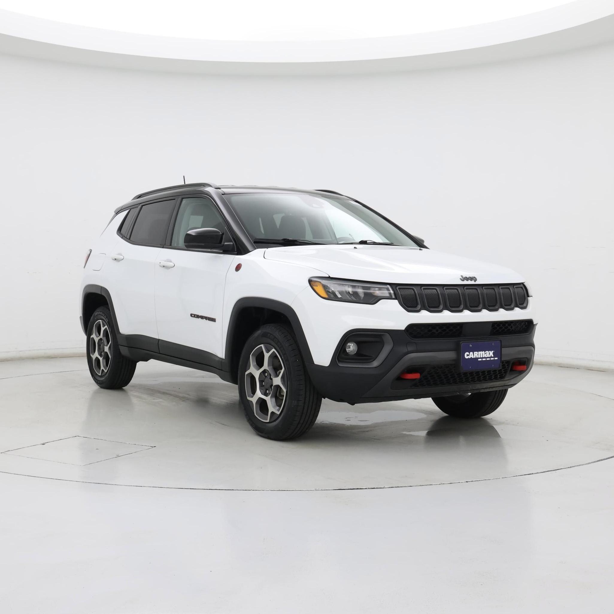 White 2022 Jeep Compass SUV / Crossover Four-Wheel Drive Automatic