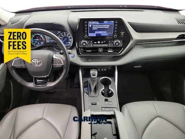 Red 2020 Toyota Highlander Hybrid SUV / Crossover All-Wheel Drive Automatic