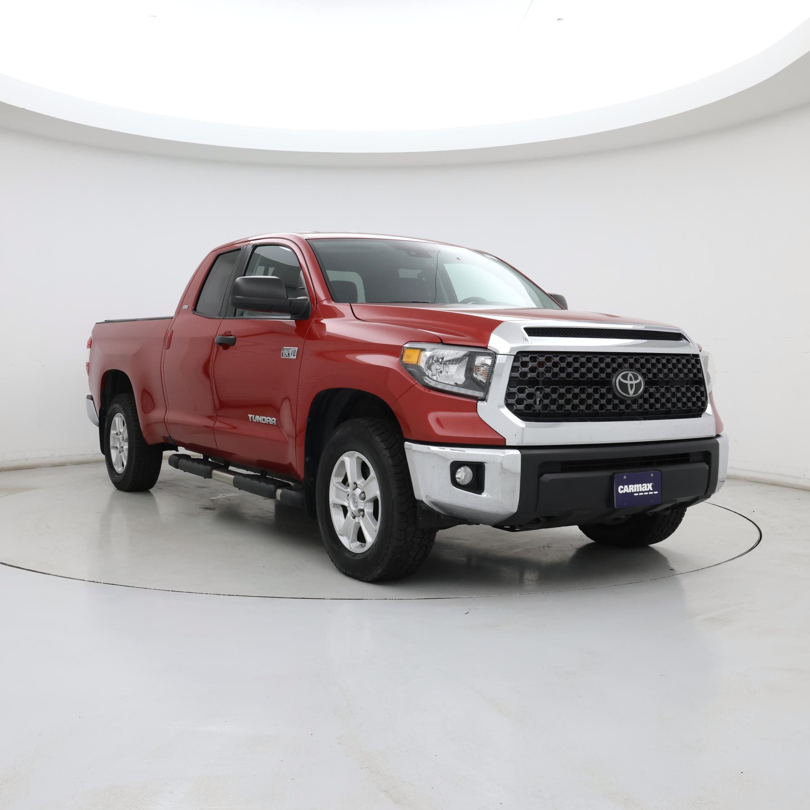 Red 2021 Toyota Tundra Pickup Truck Four-Wheel Drive Automatic