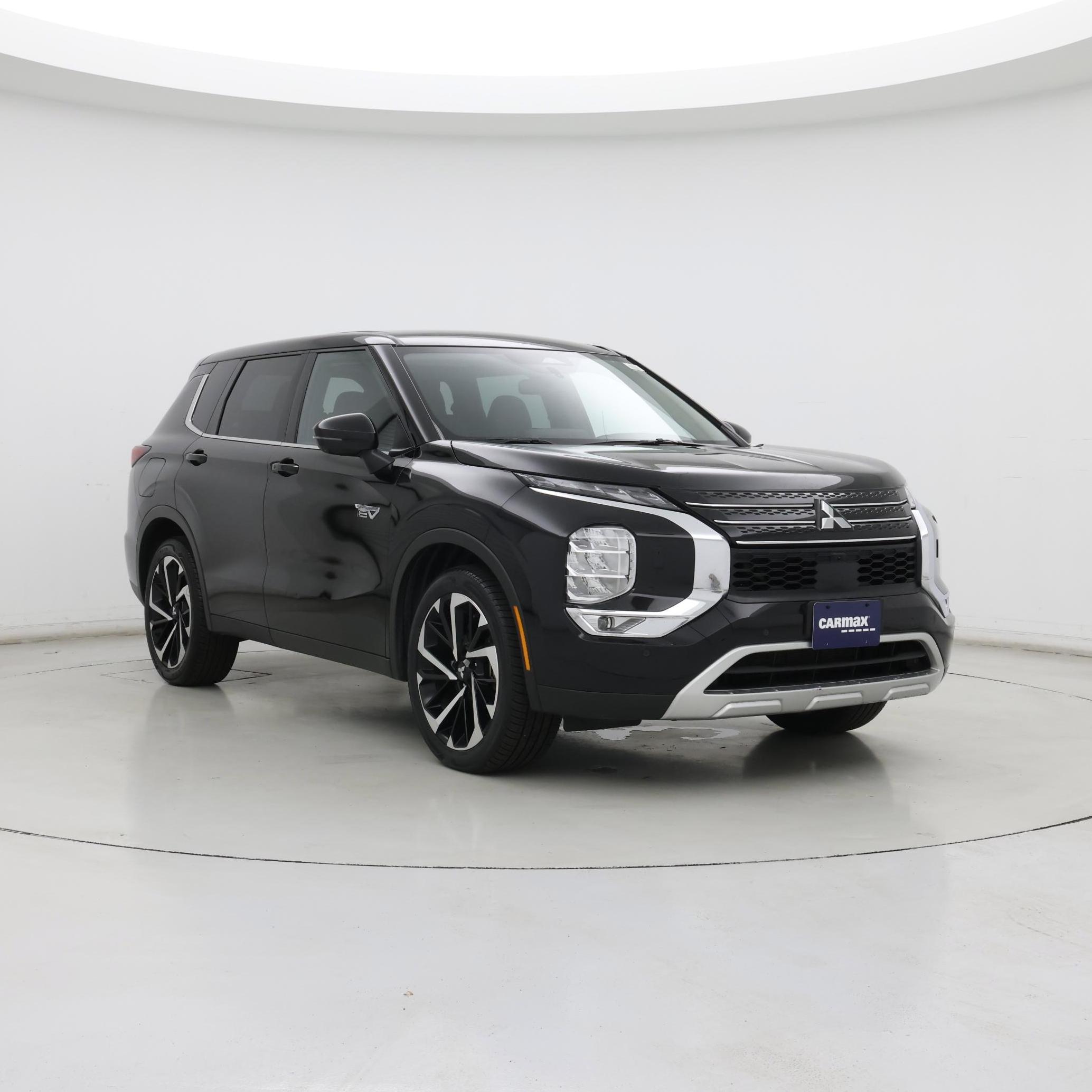 Black 2023 Mitsubishi Outlander Hybrid Plug-in SUV / Crossover All-Wheel Drive Automatic