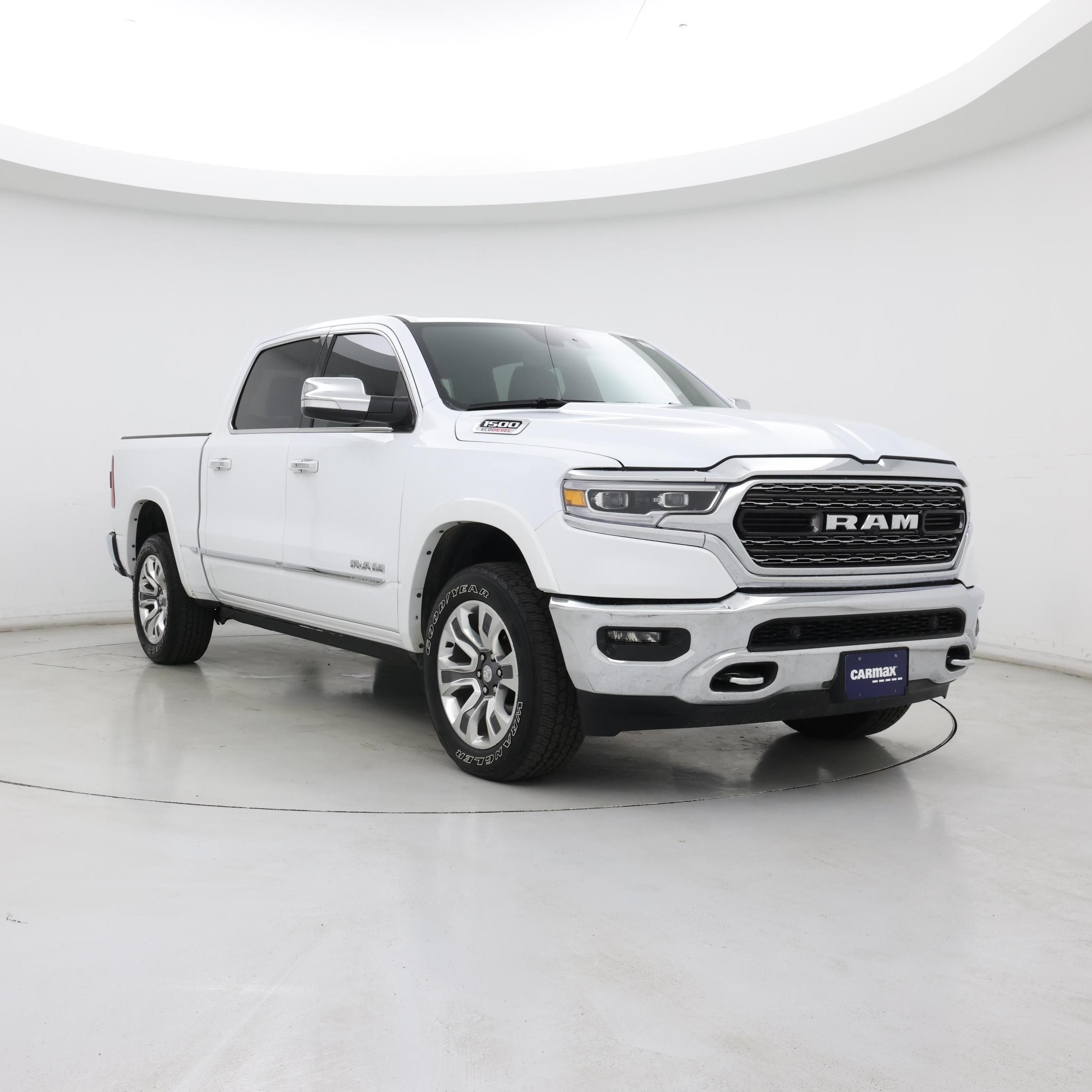 White 2022 RAM 1500 Pickup Truck Four-Wheel Drive Automatic