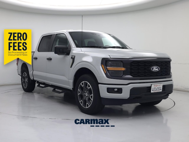 Gray 2024 Ford F-150 Pickup Truck Four-Wheel Drive Automatic