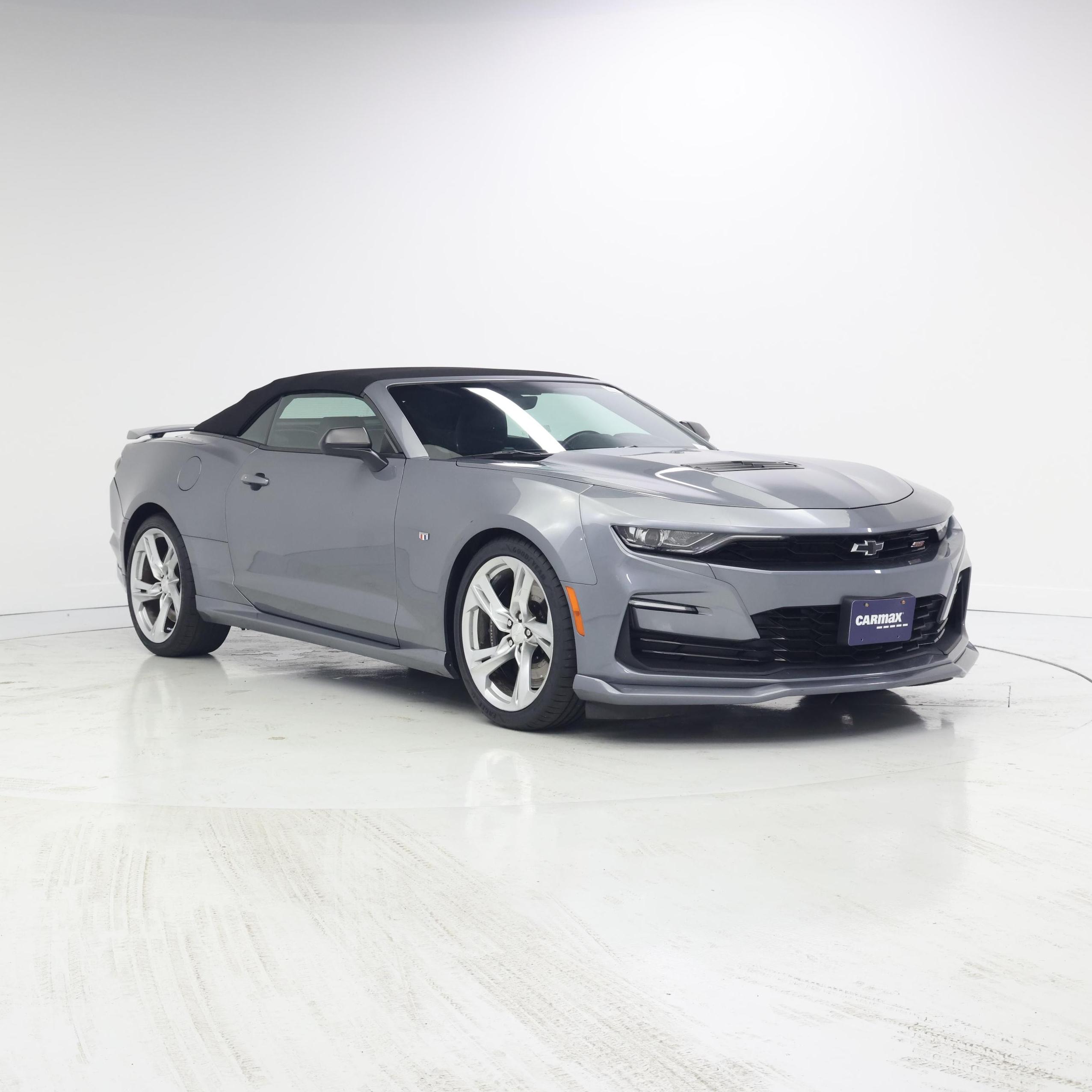 Gray 2022 Chevrolet Camaro Convertible Rear-Wheel Drive Automatic
