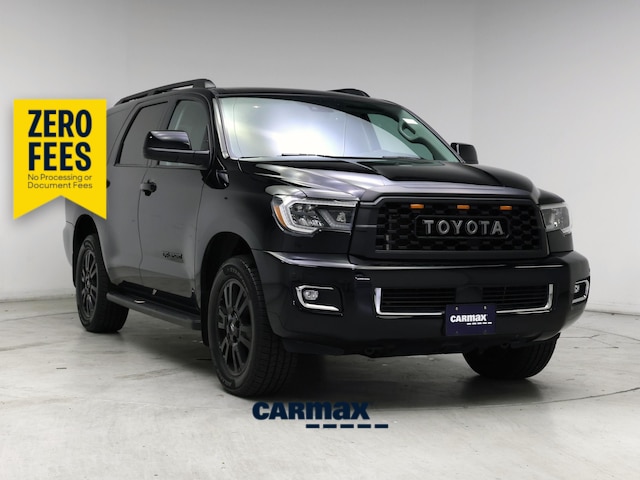 Black 2021 Toyota Sequoia TRD Sport 4WD SUV / Crossover Four-Wheel Drive Automatic