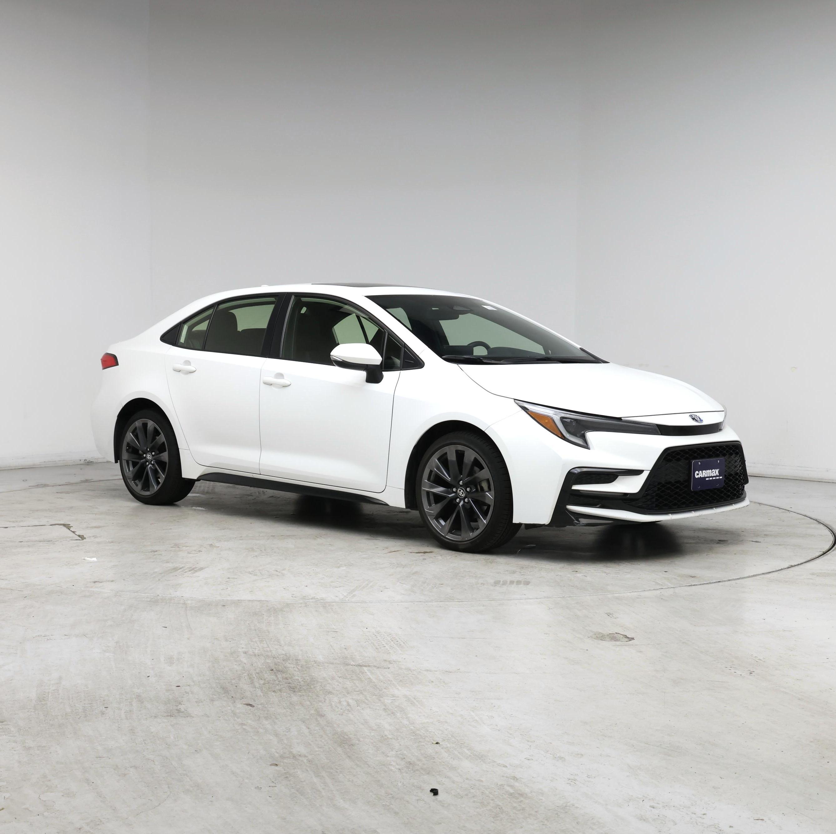 White 2024 Toyota Corolla Hybrid Sedan Front-Wheel Drive Automatic