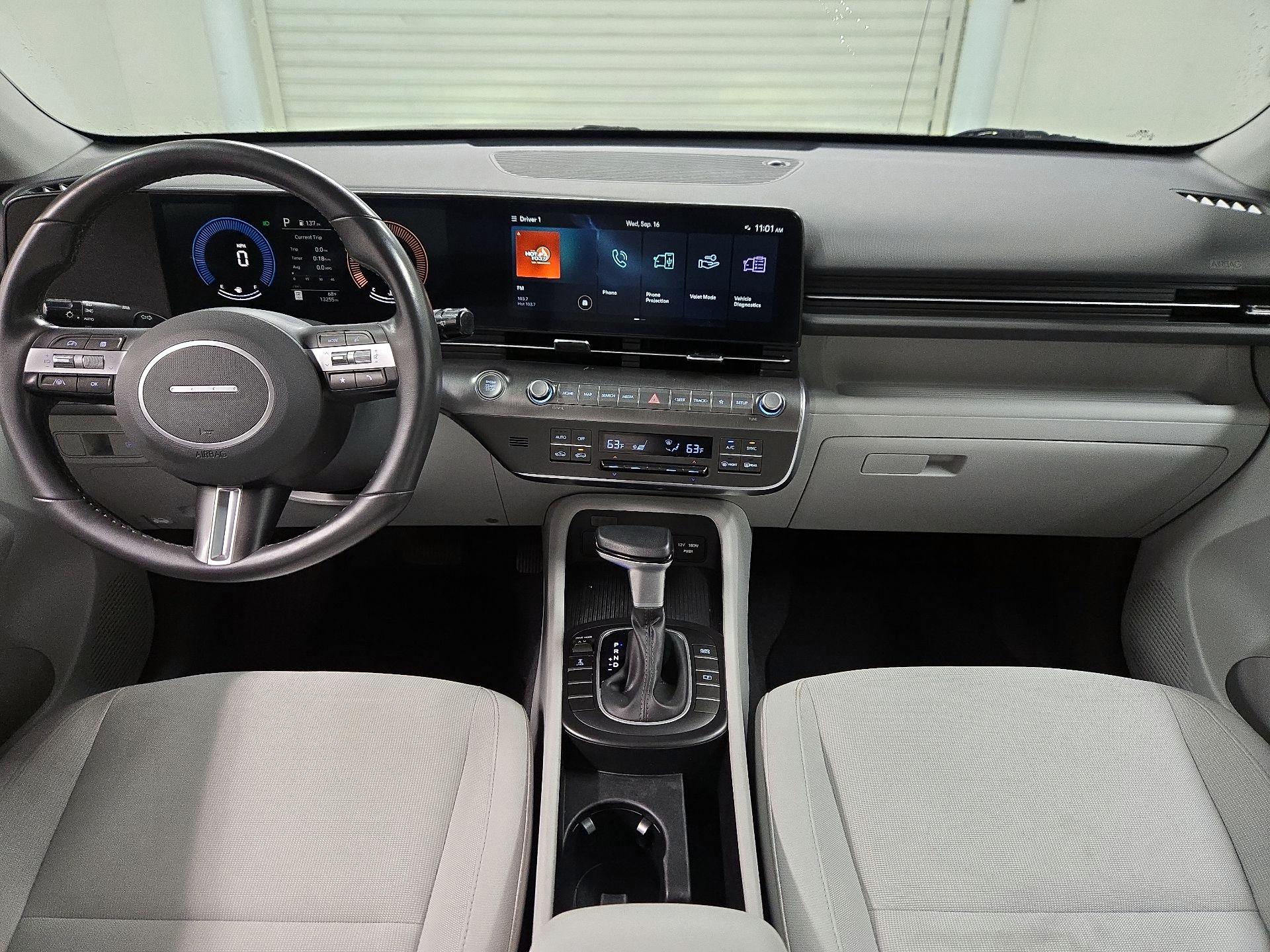 Black 2024 Hyundai Kona SUV / Crossover All-Wheel Drive Automatic