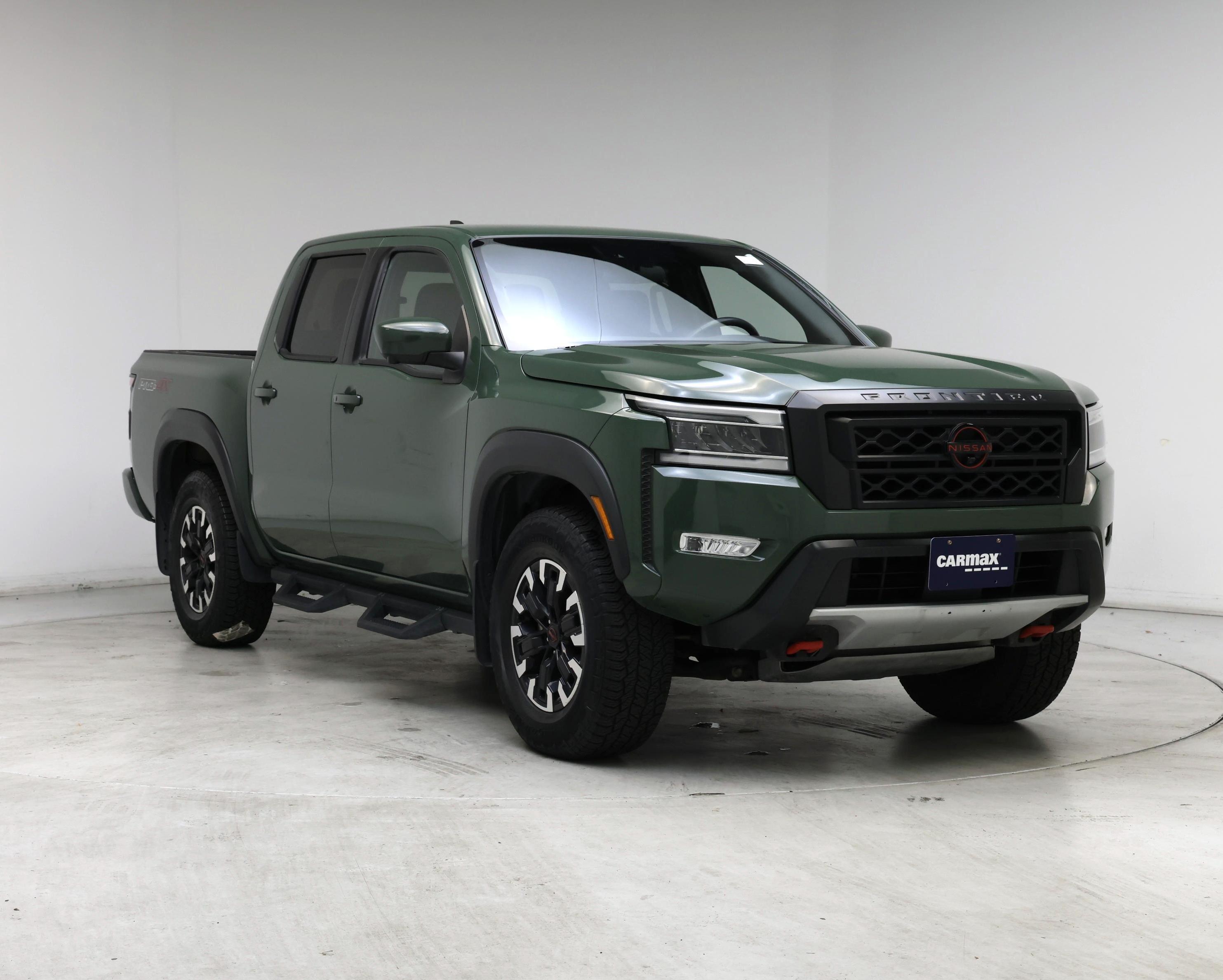 Green 2023 Nissan Frontier Pickup Truck Four-Wheel Drive Automatic
