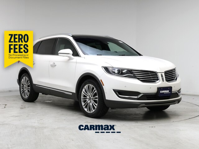 White 2018 Lincoln MKX SUV / Crossover All-Wheel Drive Automatic