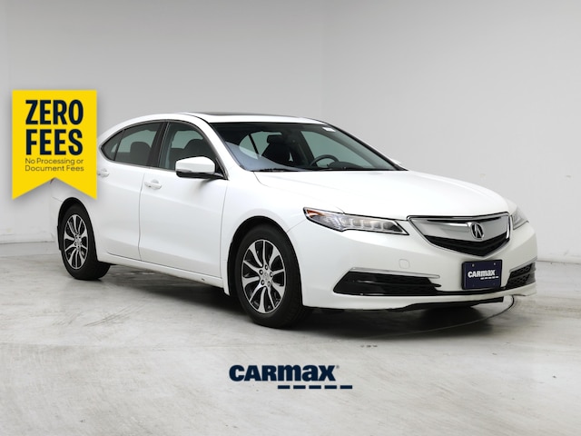 White 2015 Acura TLX Sedan Front-Wheel Drive Automatic