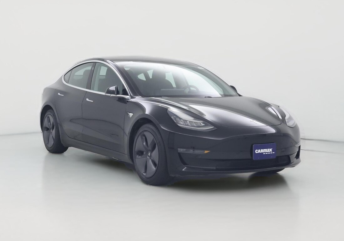 2020 Tesla Model 3 Long Range All-Wheel Drive in Black — CarMax photo