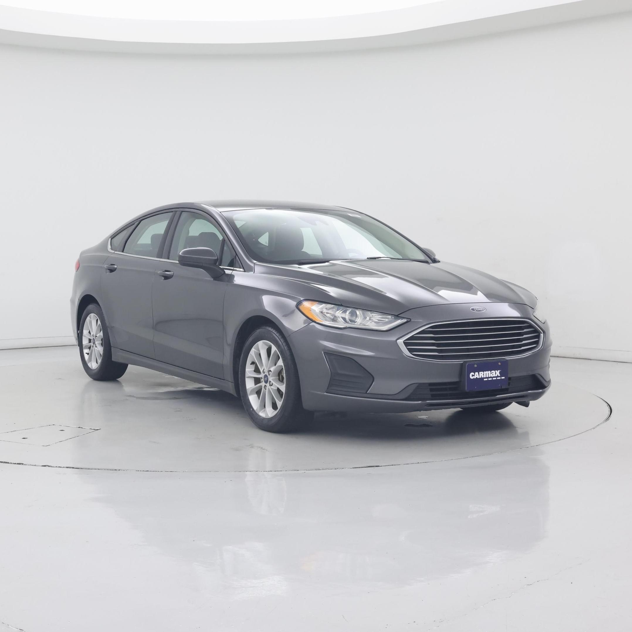 Gray 2020 Ford Fusion Sedan Front-Wheel Drive Automatic