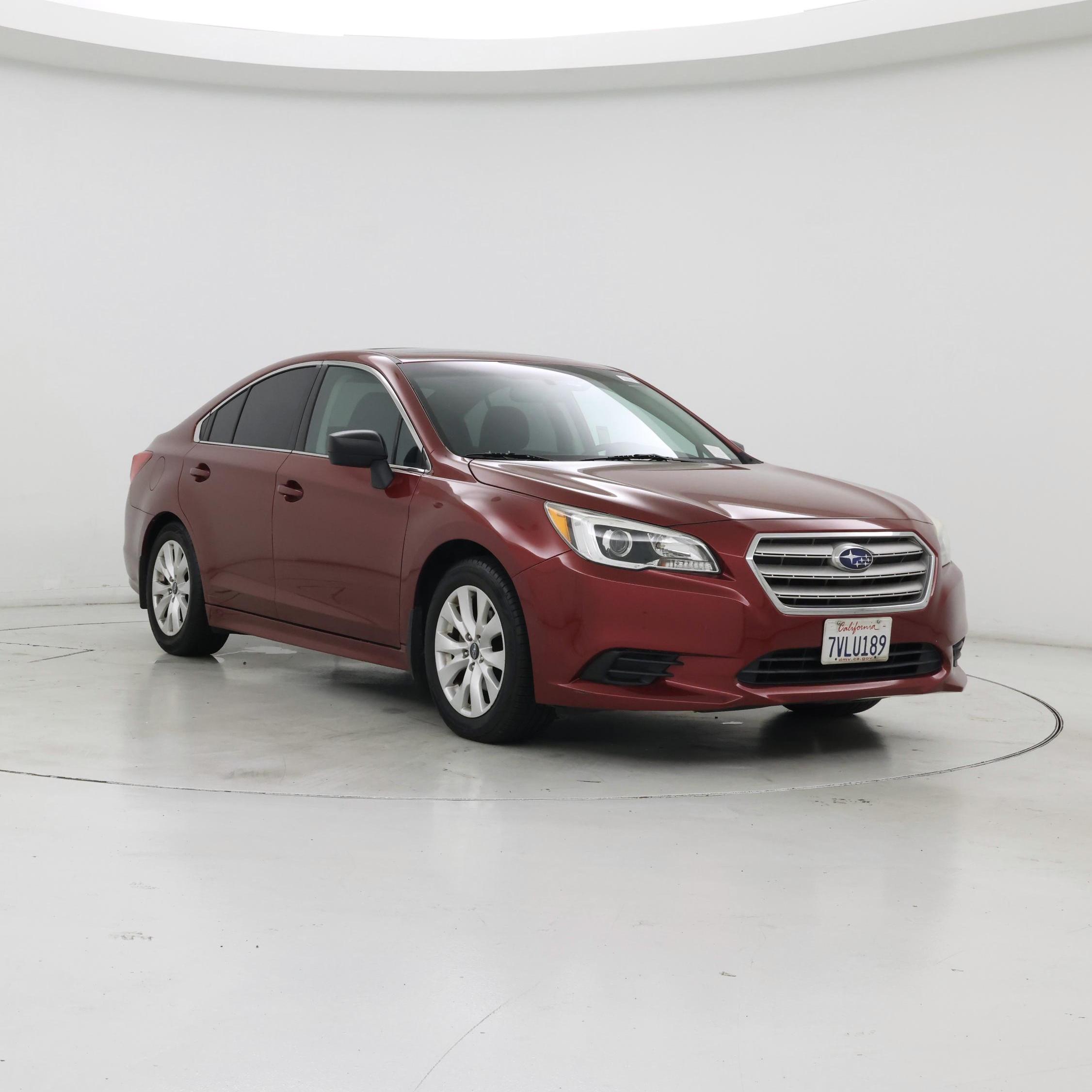 Red 2017 Subaru Legacy Sedan All-Wheel Drive Automatic