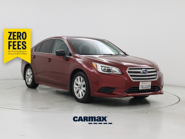 Red 2017 Subaru Legacy Sedan All-Wheel Drive Automatic