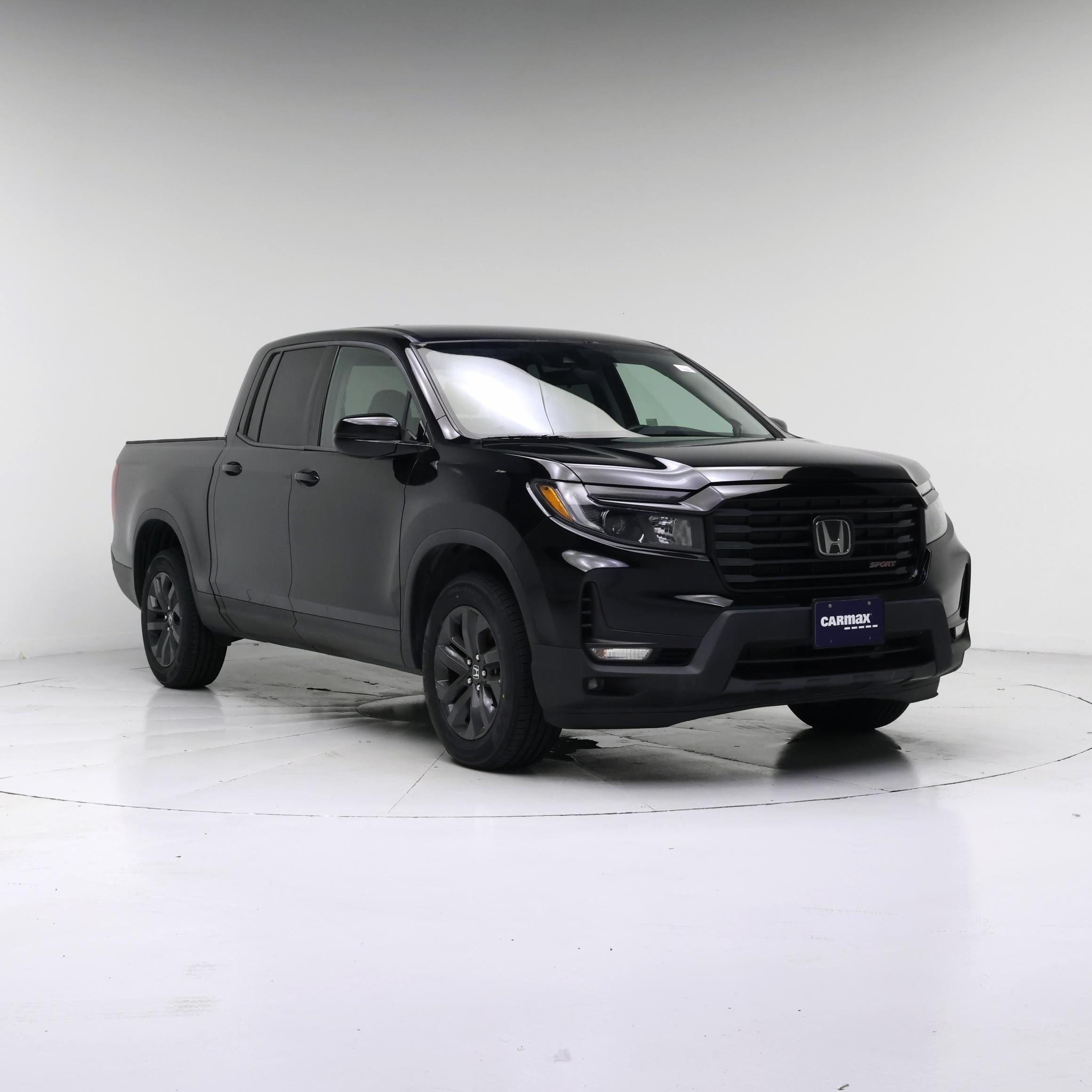 Black 2023 Honda Ridgeline Pickup Truck All-Wheel Drive Automatic