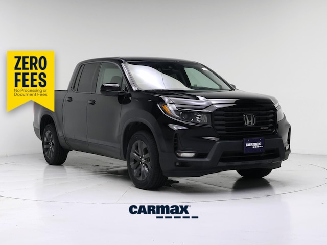 Black 2023 Honda Ridgeline Pickup Truck All-Wheel Drive Automatic