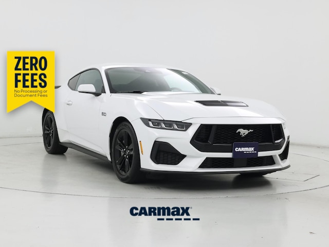 White 2024 Ford Mustang GT Fastback RWD Coupe Rear-Wheel Drive Automatic