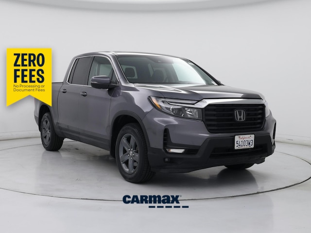 Black 2023 Honda Ridgeline RTL AWD Pickup Truck All-Wheel Drive Automatic