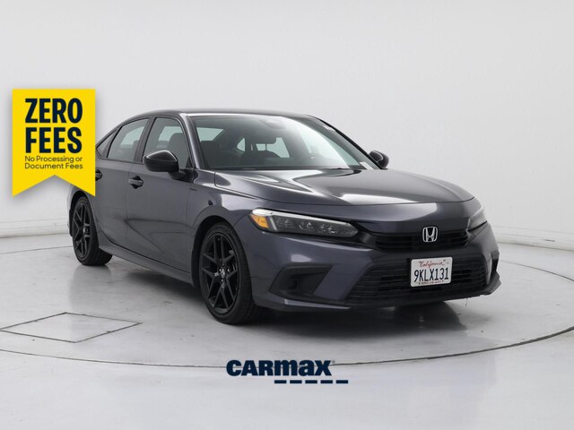 Gray 2024 Honda Civic Sport FWD Sedan Front-Wheel Drive Automatic
