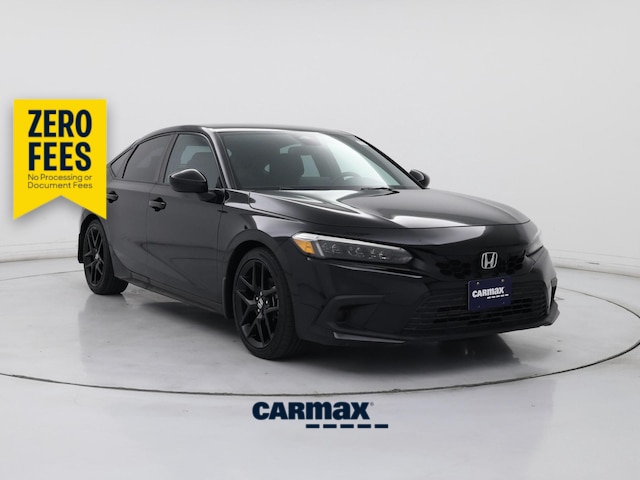 Black 2023 Honda Civic Hatchback Hatchback Front-Wheel Drive Automatic