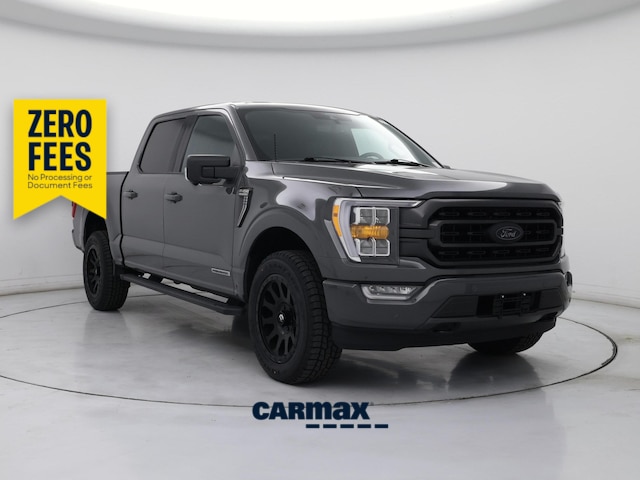 Gray 2021 Ford F-150 Lariat SuperCrew 4WD Pickup Truck Four-Wheel Drive Automatic