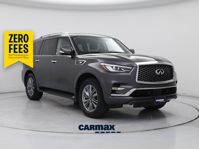 Gray 2024 INFINITI QX80 SUV / Crossover All-Wheel Drive Automatic