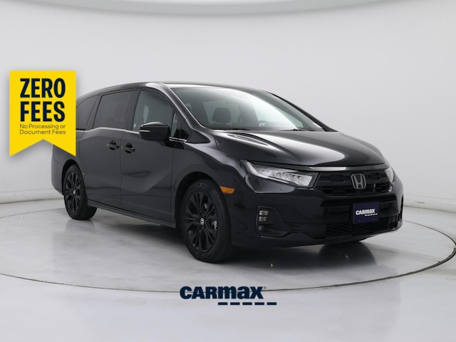 Black 2025 Honda Odyssey Minivan Front-Wheel Drive Automatic