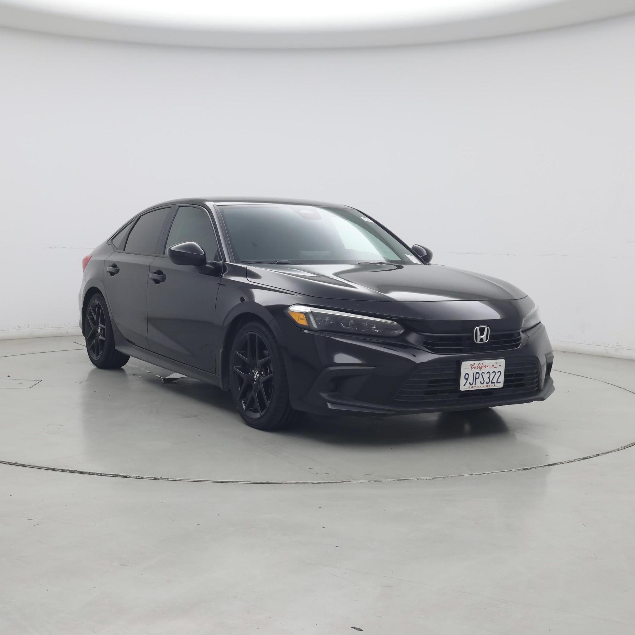 Black 2024 Honda Civic Sedan Front-Wheel Drive Automatic