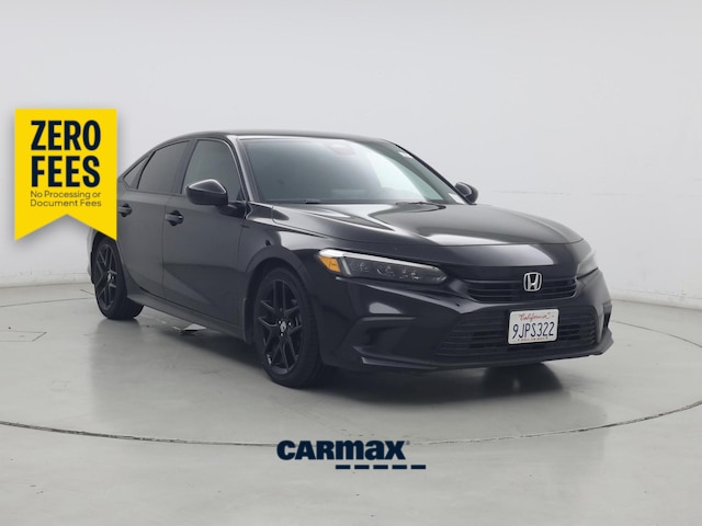 Black 2024 Honda Civic Sedan Front-Wheel Drive Automatic