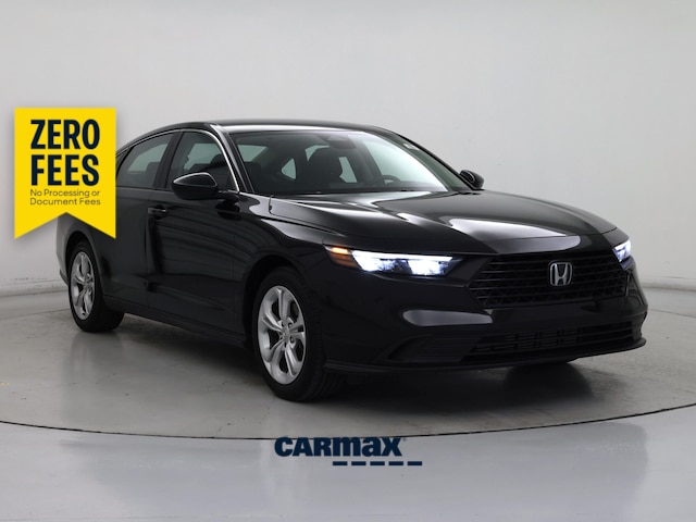 Black 2025 Honda Accord Sedan Front-Wheel Drive Automatic